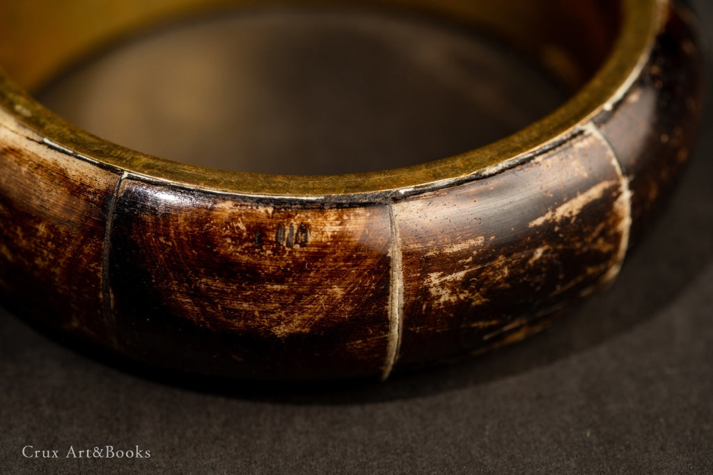 牛角黃銅手環